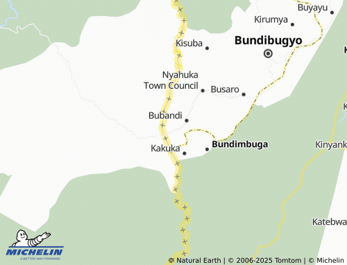 MICHELIN Bujerere map - ViaMichelin