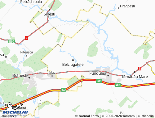 Mappa MICHELIN Cândeasca - ViaMichelin