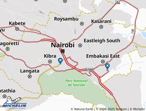 Carte MICHELIN Kaloleni - ViaMichelin