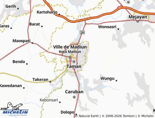 MICHELIN Mojorejo map - ViaMichelin