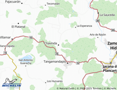 MICHELIN Chavinda map - ViaMichelin