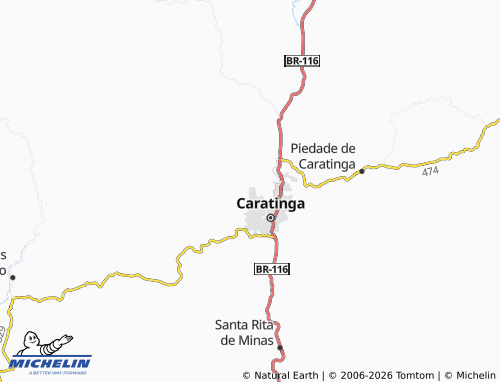 Mapa MICHELIN Santa Cruz - ViaMichelin