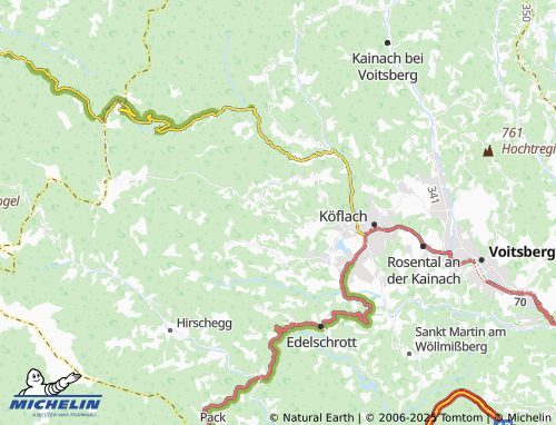 MICHELIN-Landkarte Kemetberg - ViaMichelin