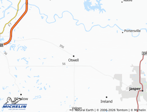 Mappa MICHELIN Otwell - ViaMichelin