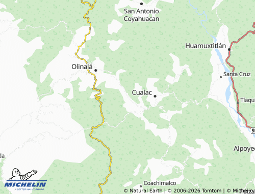 MICHELIN Chiaucingo map - ViaMichelin