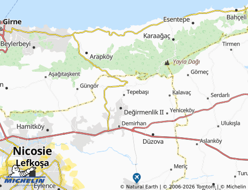 MICHELIN Tepebaşı map - ViaMichelin