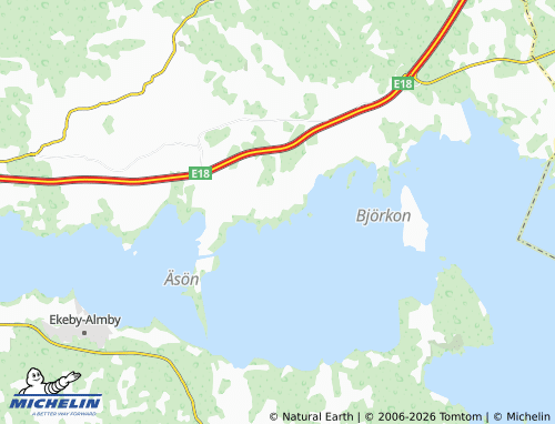 MICHELIN Sticksjö map - ViaMichelin