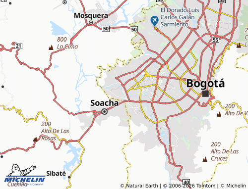 Mappa MICHELIN Jiménez de Quesada - ViaMichelin