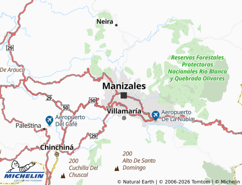 Mapa MICHELIN San José - ViaMichelin
