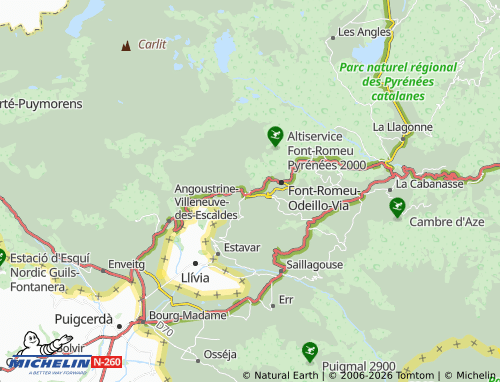 Carte MICHELIN Égat - ViaMichelin