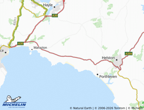 Carte MICHELIN Germoe - ViaMichelin