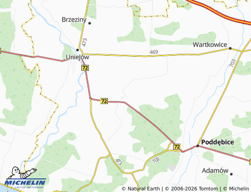MICHELIN Niewiesz map - ViaMichelin