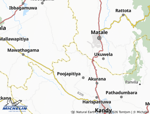 Mappa MICHELIN Ankumbura Udagama - ViaMichelin