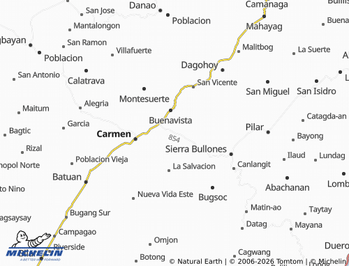 MICHELIN Bicao map - ViaMichelin