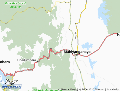 MICHELIN Maha Eswedduma map - ViaMichelin