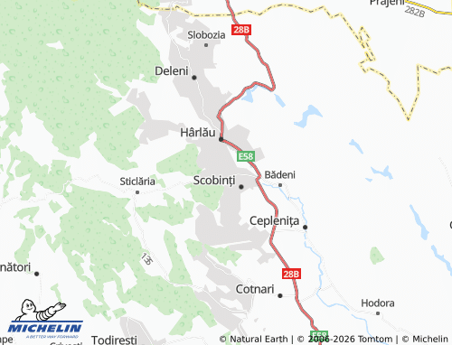 MICHELIN Fetești map - ViaMichelin