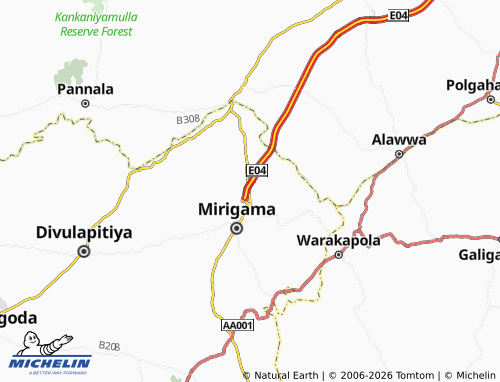 Mappa MICHELIN Kandalama - ViaMichelin