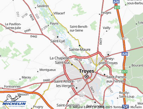 Mappa MICHELIN Mousson - ViaMichelin