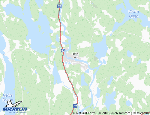 MICHELIN Deje map - ViaMichelin