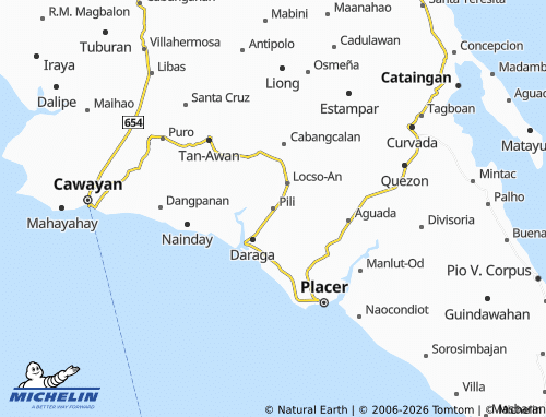 MICHELIN Pili map - ViaMichelin