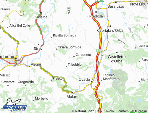 Mappa MICHELIN Carpeneto - ViaMichelin