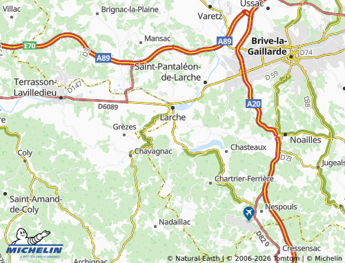 Mapa MICHELIN La Feuillade - ViaMichelin