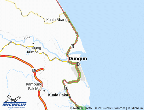 Carte MICHELIN Kampung Tanjung Pagar - ViaMichelin