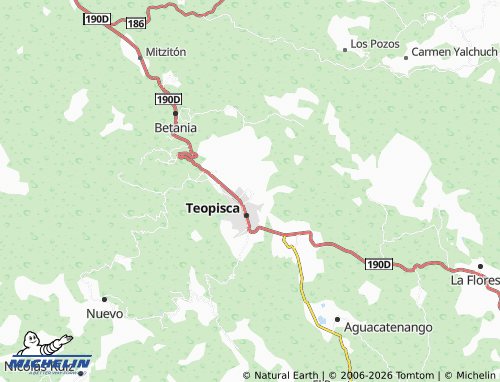 MICHELIN El Porvenir map - ViaMichelin