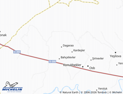MICHELIN Dagarası map - ViaMichelin
