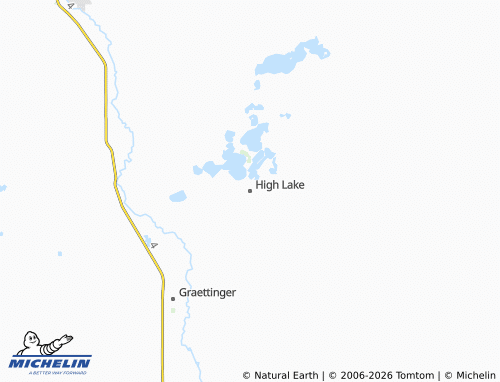 Kaart MICHELIN High Lake - ViaMichelin