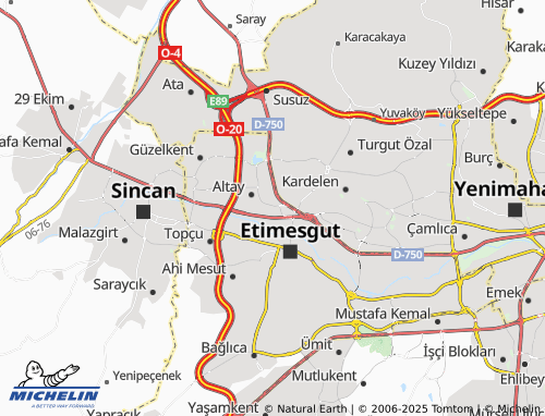 MICHELIN Şeker map - ViaMichelin
