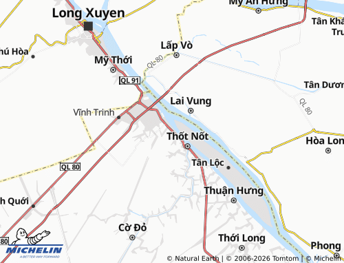 Mapa MICHELIN Thuận An - ViaMichelin