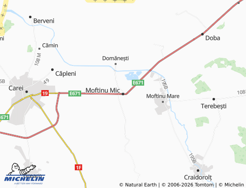 Mappa MICHELIN Moftinu Mic - ViaMichelin