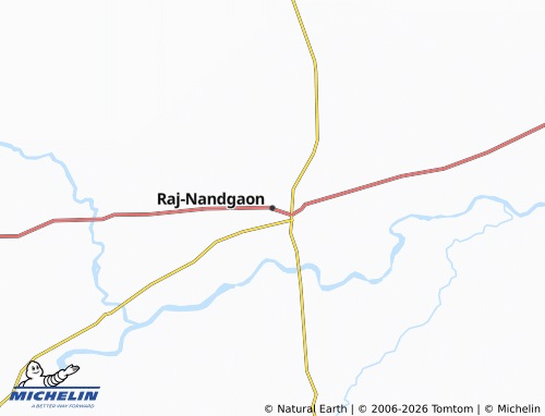 Mappa MICHELIN Raj-Nandgaon - ViaMichelin