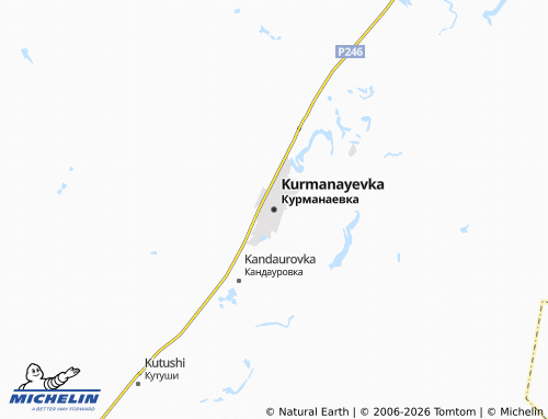 MICHELIN-Landkarte Kurmanayevka - ViaMichelin
