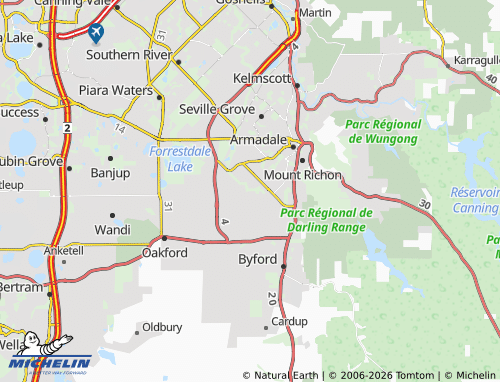 Mapa MICHELIN Hilbert - ViaMichelin