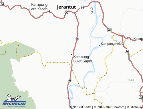 MICHELIN Kampung Bukit Gapih map - ViaMichelin