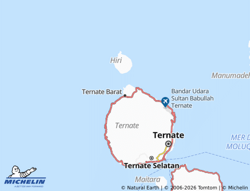 Mappa MICHELIN Ternate Barat - ViaMichelin