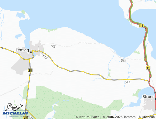 MICHELIN-Landkarte Borum - ViaMichelin