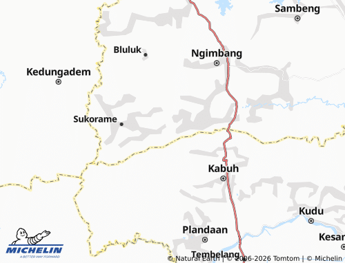 MICHELIN Kedungmentawar map - ViaMichelin