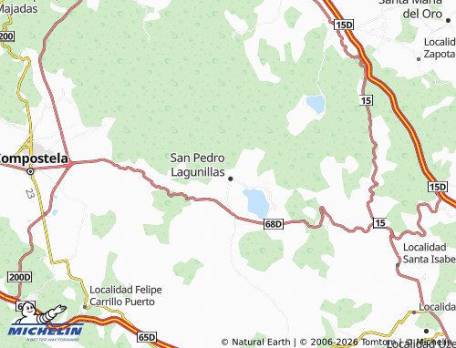 MICHELIN Del Tigre map - ViaMichelin