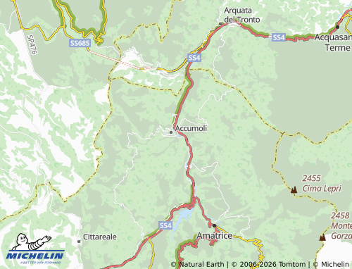 Carte MICHELIN Libertino - ViaMichelin