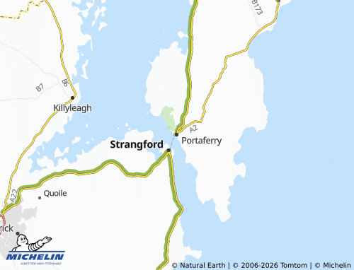 MICHELIN Portaferry map - ViaMichelin