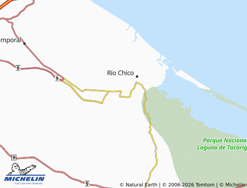 Mappa MICHELIN San José de Barlovento - ViaMichelin