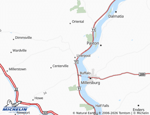 Mappa MICHELIN Liverpool - ViaMichelin