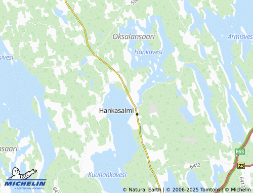 MICHELIN Pellisenranta map - ViaMichelin