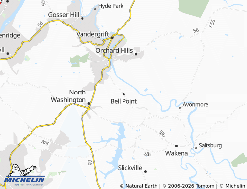 Carte MICHELIN Bell Point - ViaMichelin