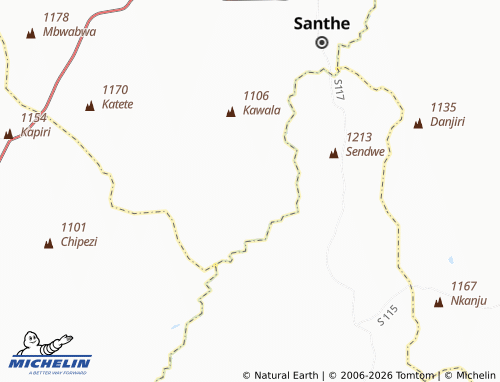 Mappa MICHELIN Nkota - ViaMichelin