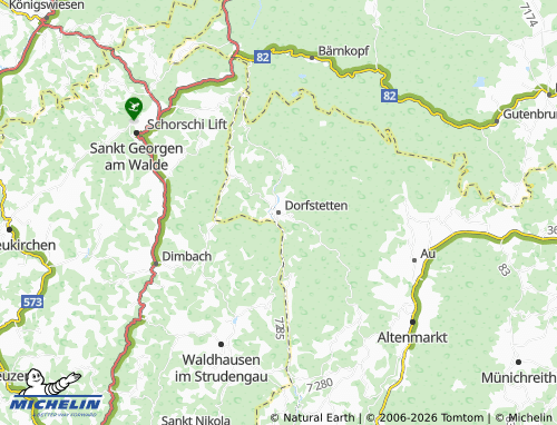 MICHELIN Dorfstetten map - ViaMichelin
