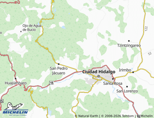 Mappa MICHELIN Agua Azul - ViaMichelin